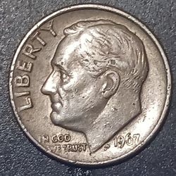 1967 Dime ( Full Bands)