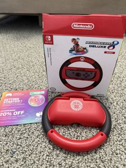 NEW! Nintendo Switch Mario Kart Deluxe Wheel Attachment