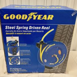 Goodyear Steel Spring Driven Reel