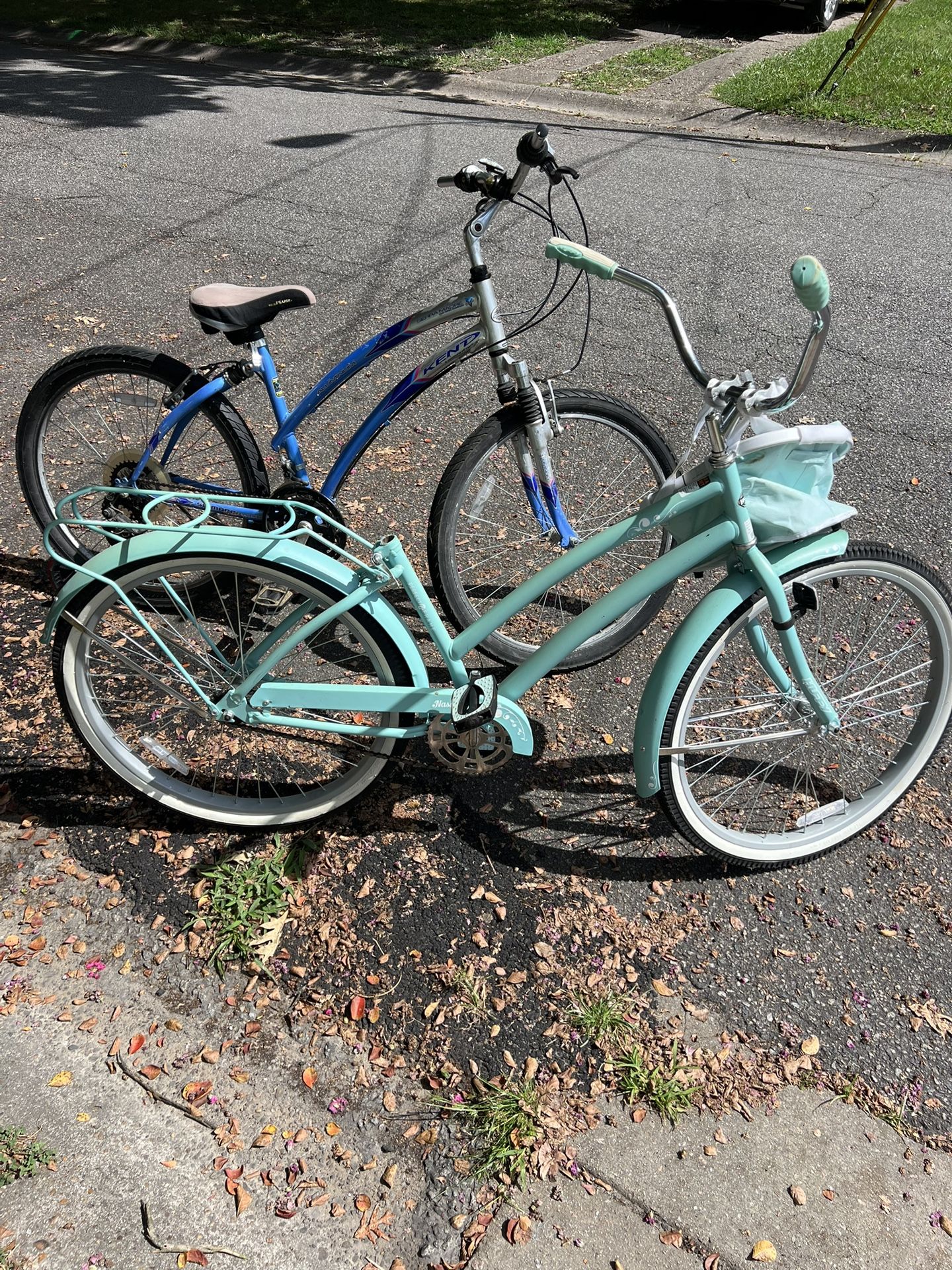 2 Beach Cruiser Bikes