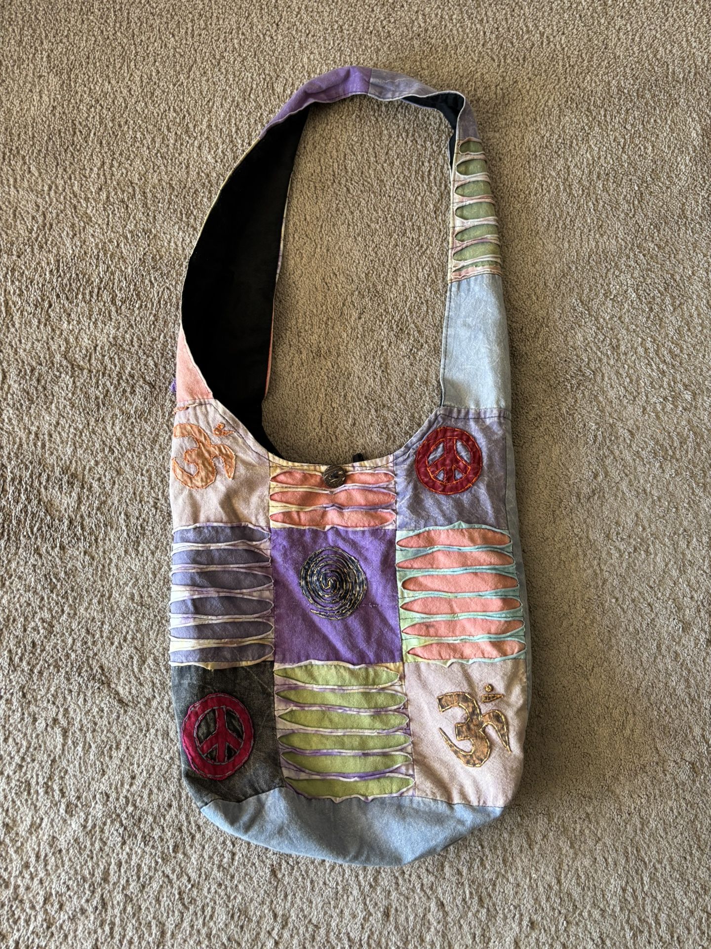 Rising International Boho Hippie Fabric Sling Bag