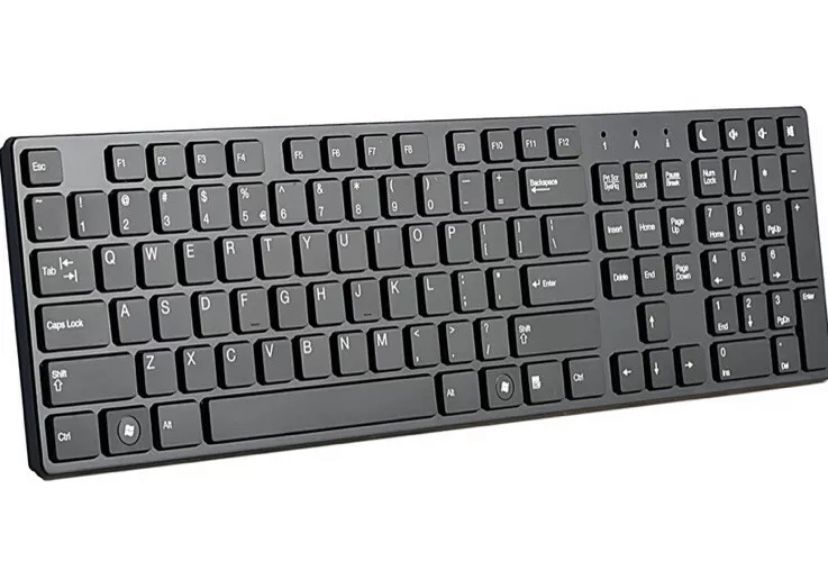 Slim Desktop Keyboard USB-Black