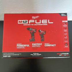 MILWAUKEE M12 FUEL 2-Tool COMBO KIT