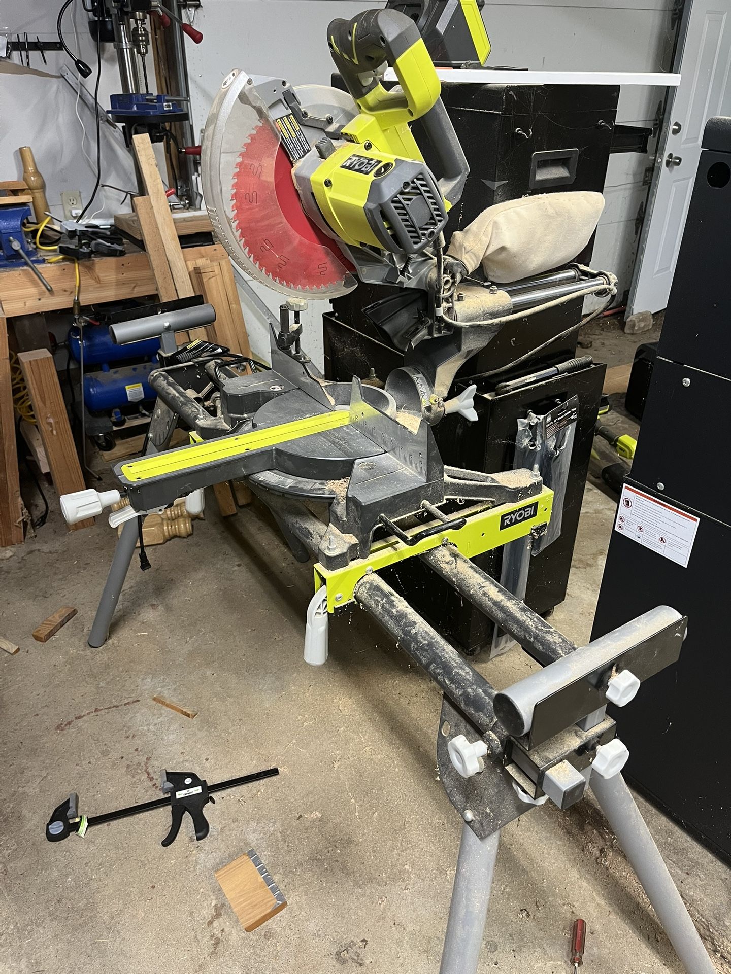 Ryobi 10” Sliding Miter Saw with Stand