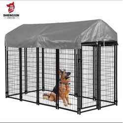Outdoor dog kennel