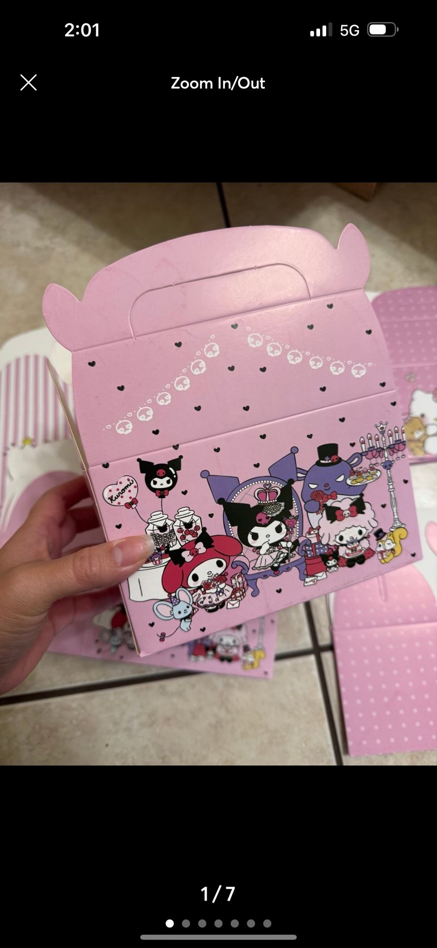 12Pcs Kitty Kuromi and My Melody Keroppi Pompompurin Badtz Party Favor Gift Boxe