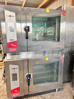 commercial 480 volts electric double convection oven  / steam er oven combi