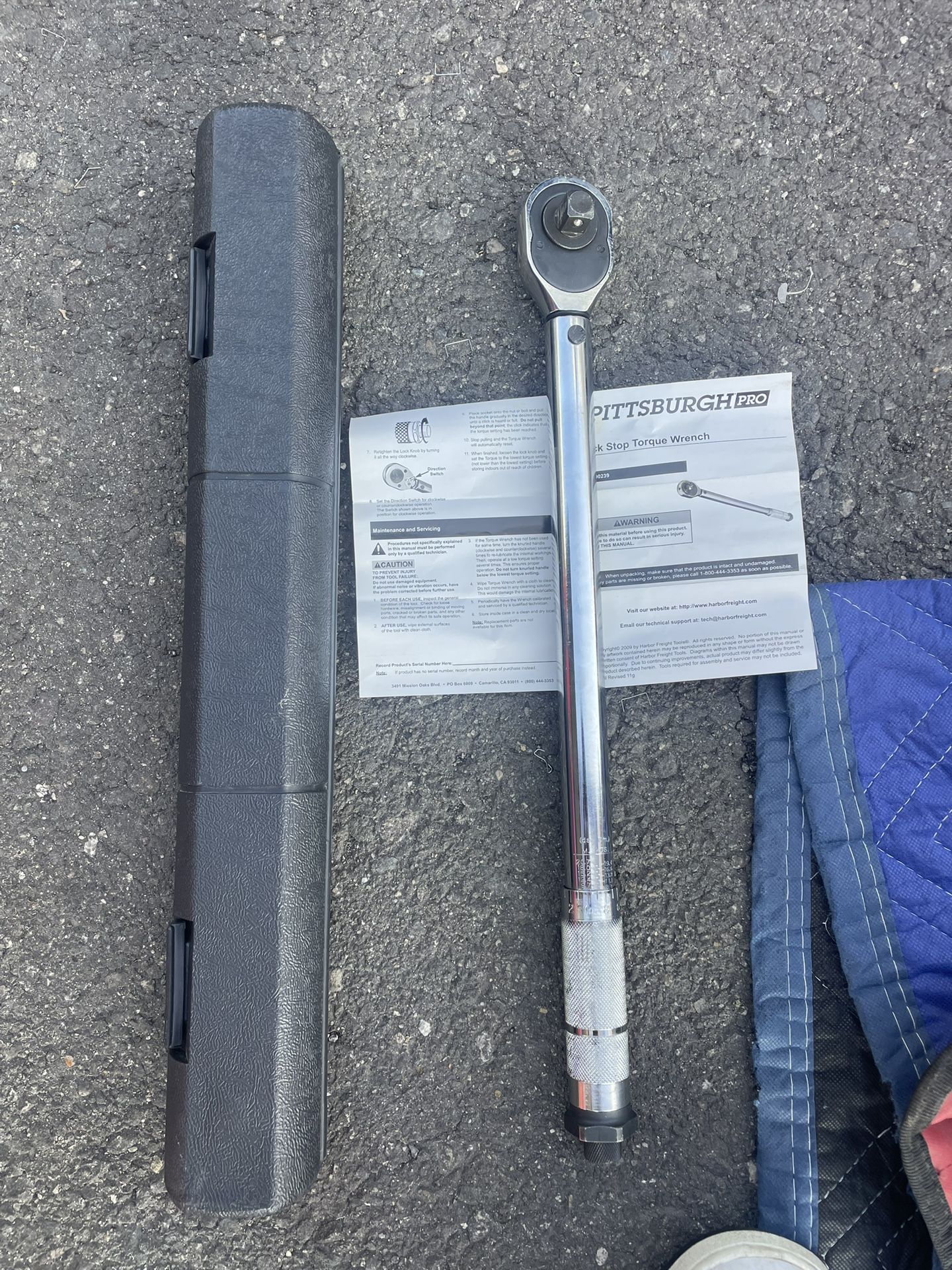 CLICK STOP TORQUE WRENCH BRAND NEW.$25