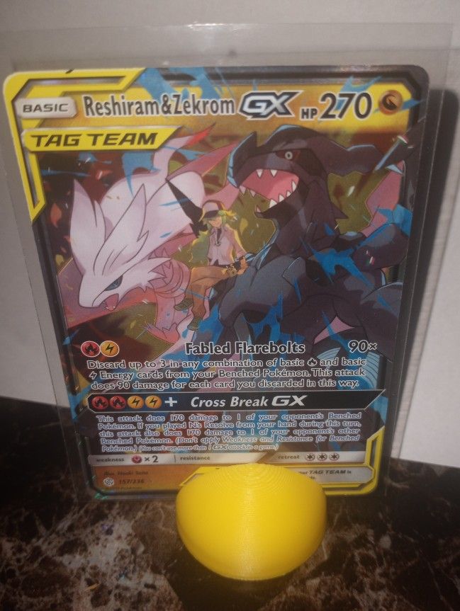 Pokemon Reshiram Gx Tagteam Nm Condition