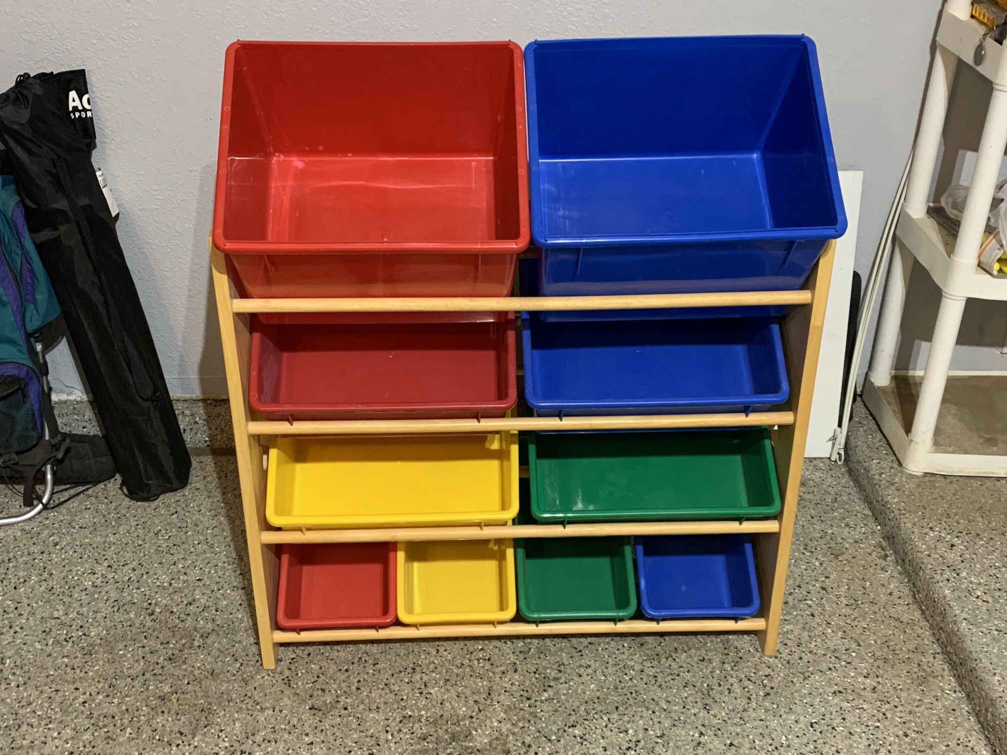Multicolor Bin Organizer
