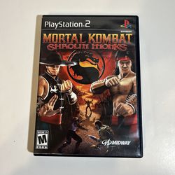 Mortal Kombat Shaolin Monks Sony PlayStation 2 PS2, TESTED & WORKING! Complete 