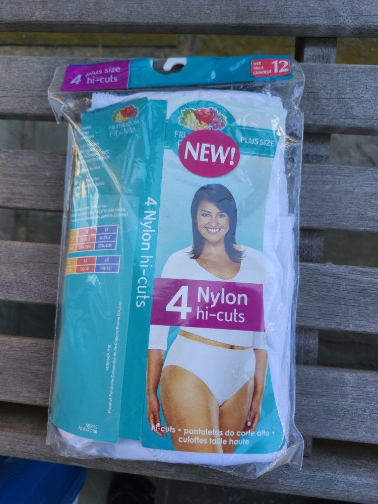 Fruit of The Loom Hi-,Cuts Woman's Size 12