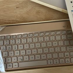 Gold tone Bluetooth Keyboard New