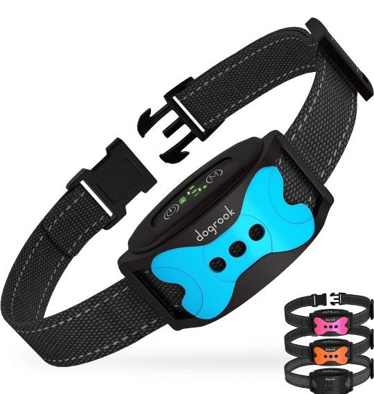 DogRook Dog Bark Collar - Rechargeable Smart Anti Barking Collar for Dogs