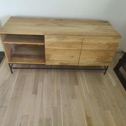 Natural Wood TV Stand