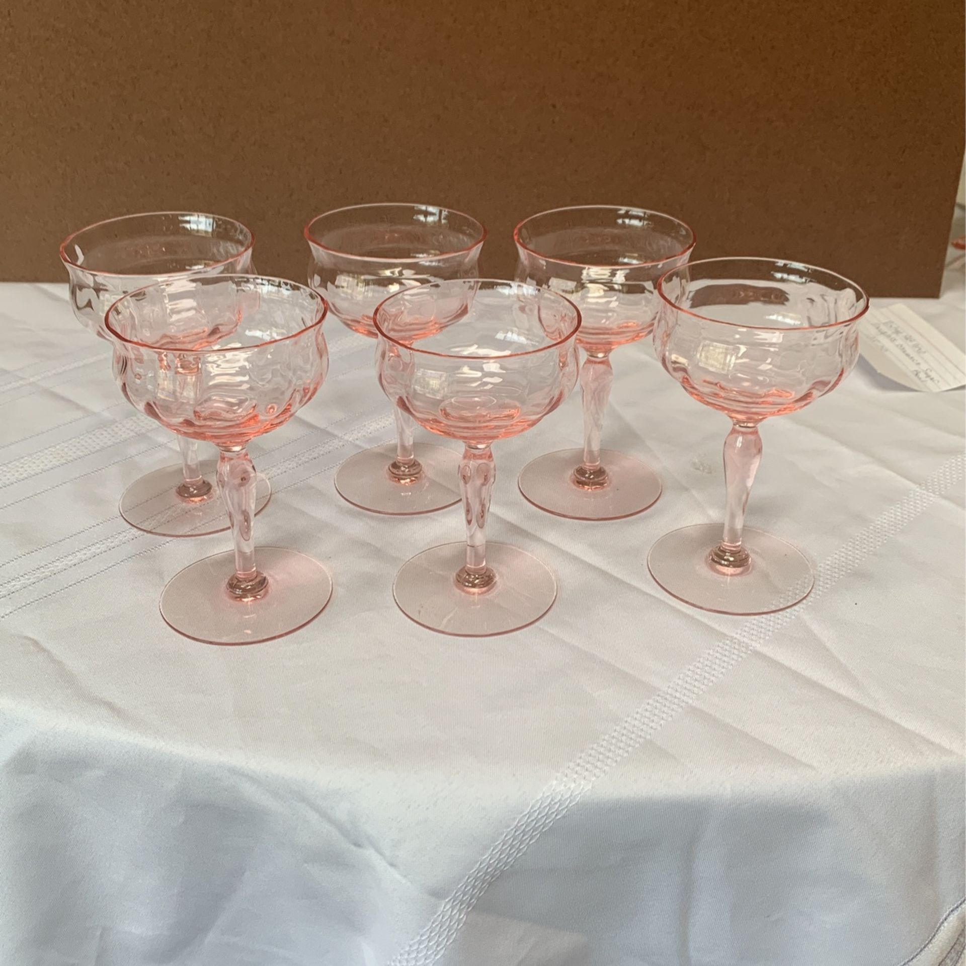 Vintage Champagne Glasses