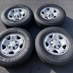 (4) 16” Toyota Wheels 245/75R16 Ironman Tires - $550