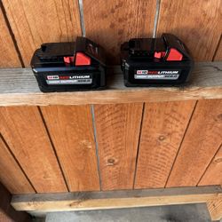 New Milwaukee Batteries 