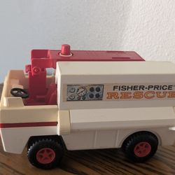 Vintage 1974 Fisher Price Rescue Truck Adventure