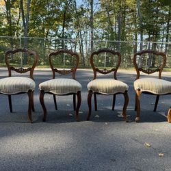 1860’s French Victorian Chairs Set Of 4