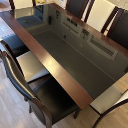 Dining Table Set with 8 Chairs