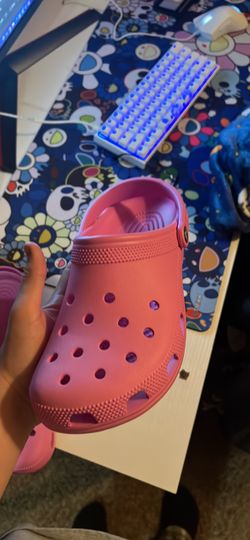 Pink Crocs