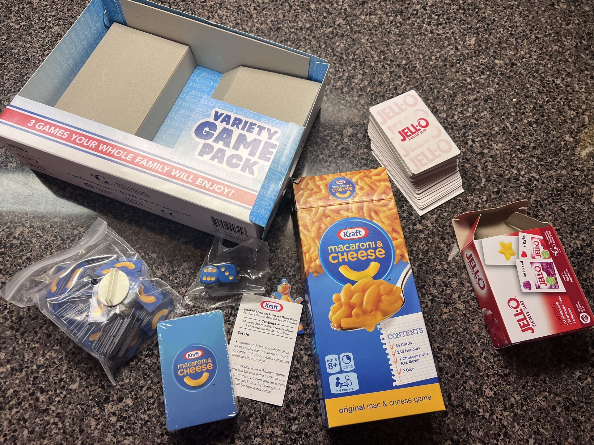 Kraft/heinz/jello Variable Game