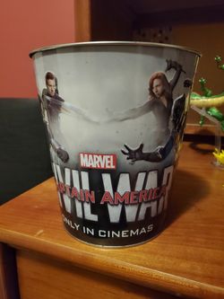 Captain America Civil War LIMITED EDITION Popcorn Tin