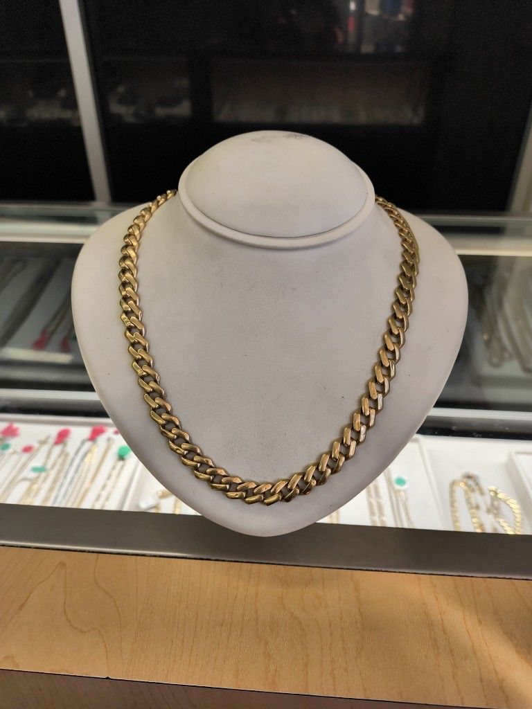 14k Gold Cuban Links Necklace 28 Grams 24 Long Layaway Available 10% Dwon If You Interested Please Make Sure You Ask For Maribel Thank You
