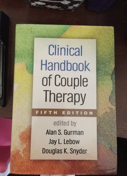 Clinical handbook for couple therapy-school book