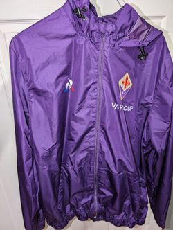 Le Coq Sportif Fiorentina Windbreaker Full Zip Hoodie