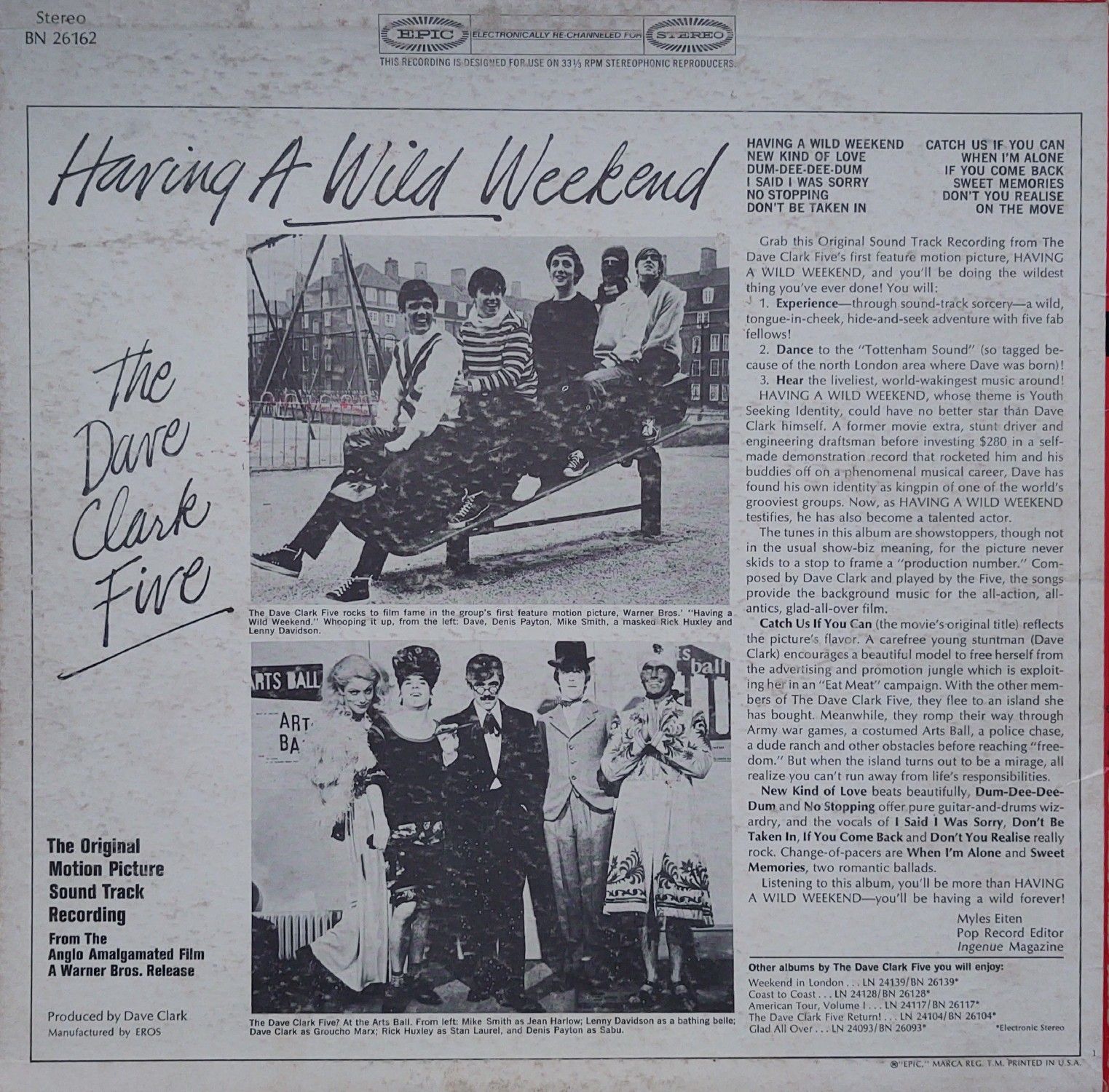 The Dave Clark Five Having a Wild Weekend