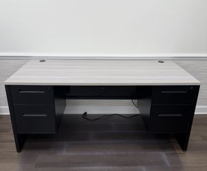 Double Pedestal Industrial Office Desk