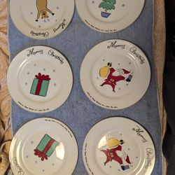 Christmas Dinner Plates 10.5 Inch