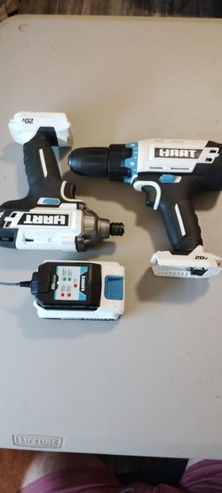 Hart Drill And Driver Set W/Battery And Box 