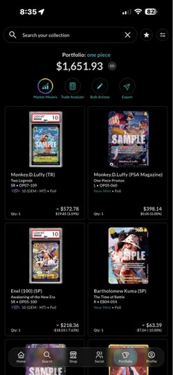 One piece collection