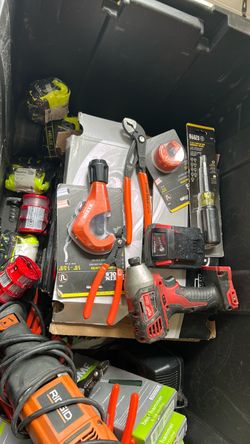 Mixed Tool Lot – Klein, Milwaukee, Ridgid & More