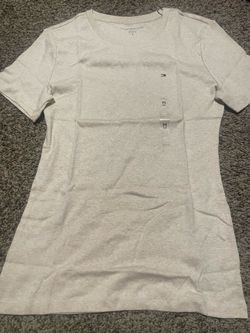 Tan /cream Tommy Hilfiger t-shirt