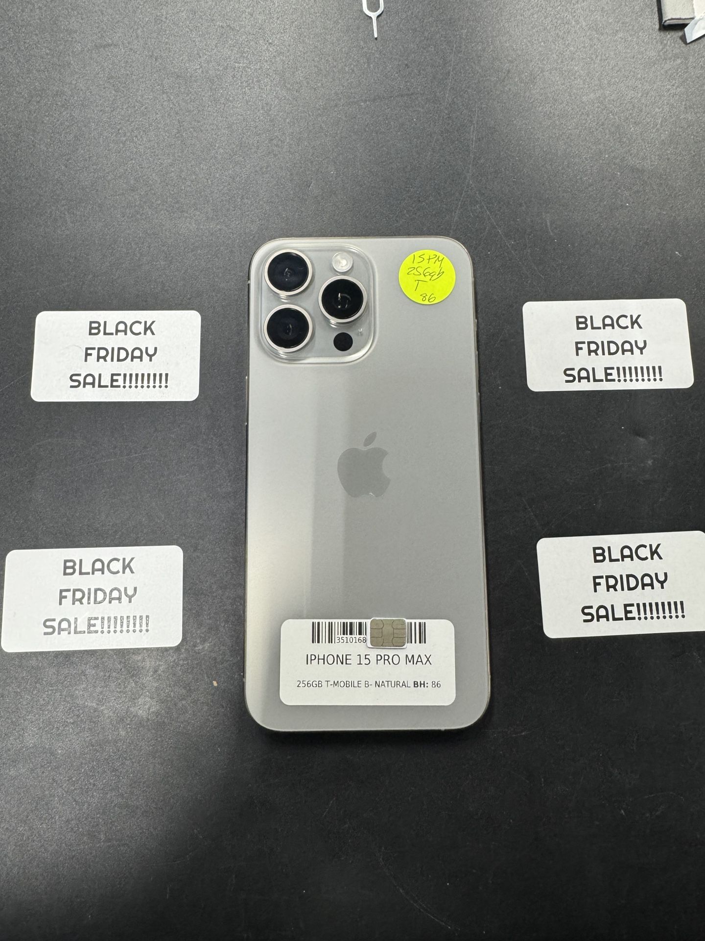 Black Friday Sale! iPhone 15 Pro Max t-mobile/metro 256gb