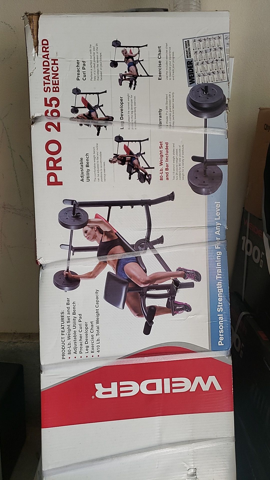 Set Weider Standard Bench Weider Pro Standard Bench