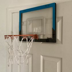 Franklin Sports Pro Hoops Over-the-Door Indoor Basketball Set Blue