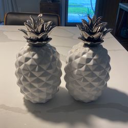 Set Of Decorative Pineapples