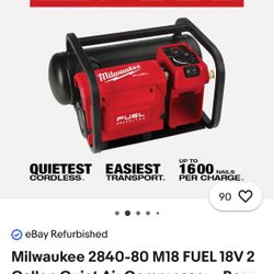 Milwaukee 2 Gallon Air Compressor