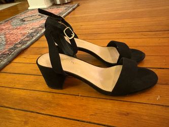 DREAM PAIRS Women's Open Toe Ankle Strap Low Block Chunky Heels Sandals Party Dress Pumps Shoes