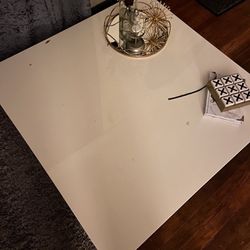 White Living Room Table From IKEA