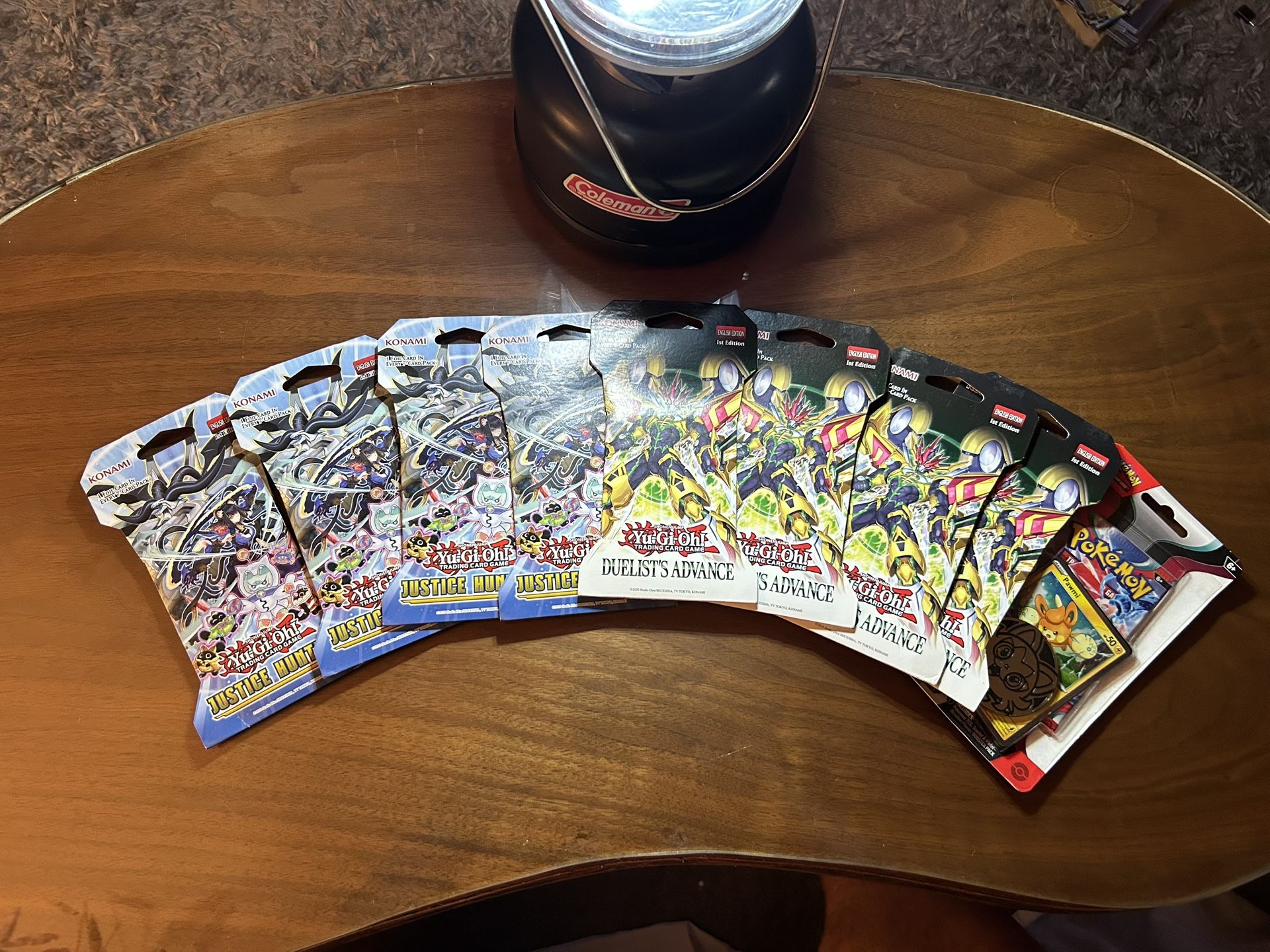 New 1st Edition Yu-Gi-Oh! trading card game booster pack sleeves & pokemon