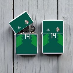 Mexico Soccer Jersey Windproof Graphic Lighter 