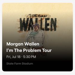 Morgan Wallen tickets - Arizona 