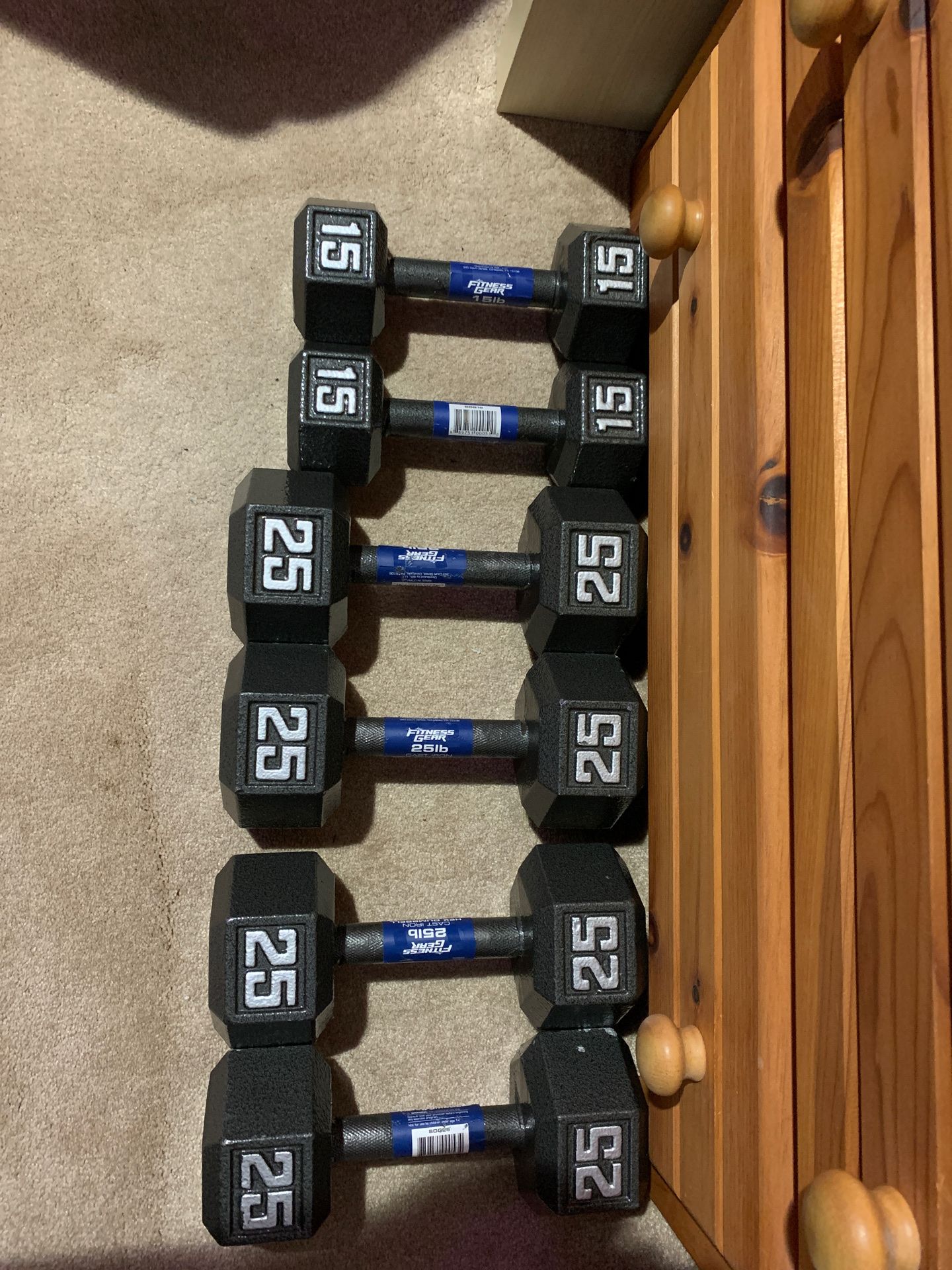 Fitness gear weights