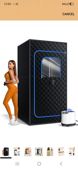 New in box portable steam sauna